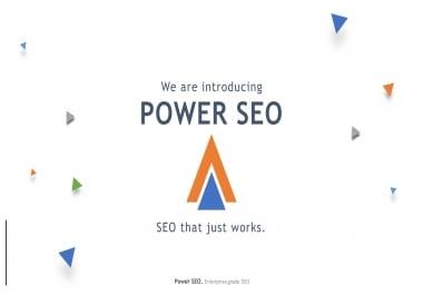 Power SEO Package to rank your site on page 1