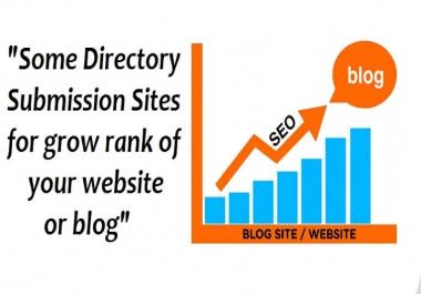 I will submit your business or website into 500 directories Manually.