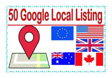 Do manually add your business details on the 50 TOP US-UK-CAD-AU-EU Citation Site to boost your google places listing