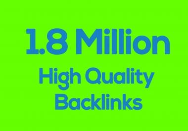 1.8 Million High quality GSA SEO Backlinks