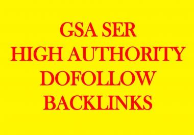 200k High Quality GSA SER Backlinks for Multi-Tiered link Building