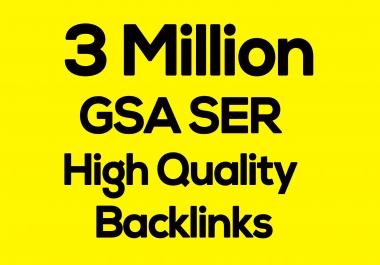 1st page 0n Google Blast 3 Million Seo Verified BACKLINKS Cracking Gsa Ser