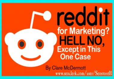 Real 35 Powerful Reddit Post On Your Link with Different Reddit Google 1st