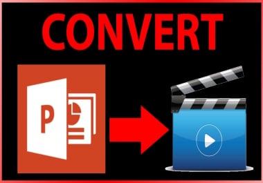 CONVERT POWERPOINT PRESENTATION INTO VIDEO AND ADD VOICE-OVER