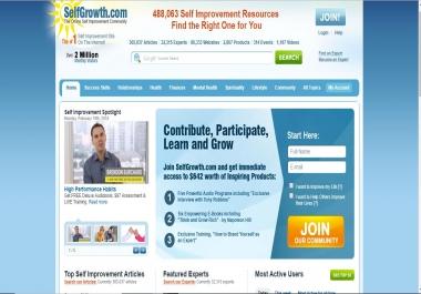 Publish Guest Poost On Selfgrowth With Dofoollow Link DA 75 TF 50 Limited Offer