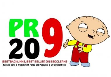 Provide 80+ DA 20 Pr9 High Quality SEO Domain Authority BACKLINK