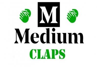 Get you 1500+ Medium claps to your Article within few hours