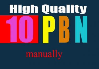 10 High Quality PA DA TF CF PBN Backlinks