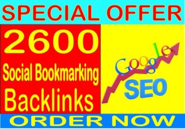 Best SEO Sell-2019- I will do 2600 Social Bookmarking PR9 Safe SEO High Pr Backlinks 2019 Best Results
