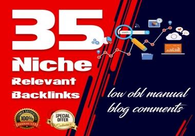 Do 35 High Quality Niche Relevant Blog Comments Back Links