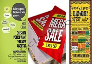 I'll Design Creative Poster And Flyer Within 24 Hours