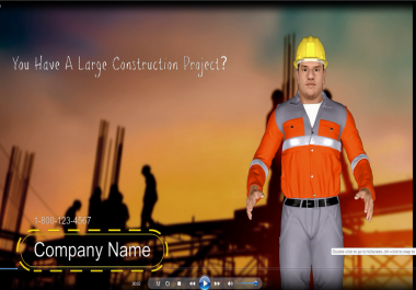 3D Avatar Animation Local Promotion Video Construction