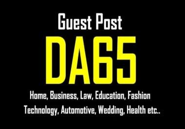 Publish A Guest Post On DA65 General Real Site