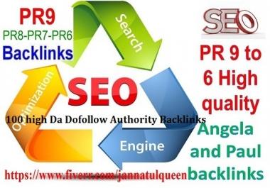 Manual create 30 high da dofollow authority backlinks