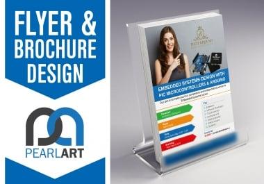 The Creative Designer For The Flyer Or Brochure