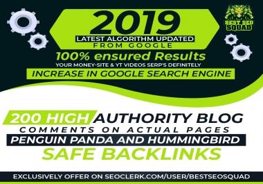 Manually Create 200 Blog Comments High Quality Dofollow Backlinks