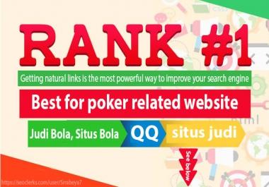 Powerful SEO Backlinks Pyramid for Poker or Casino Related site skyrocket SERP hugely gain less work