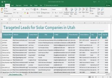 1k fresh email leads from targeted country and niche