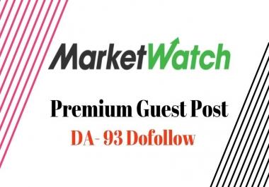 Publish your article On Marketwatch Da93 News Site