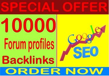 Top SEO Service 2019- Boost Site Alexa Rank with 10000 + Forum profiles backlinks