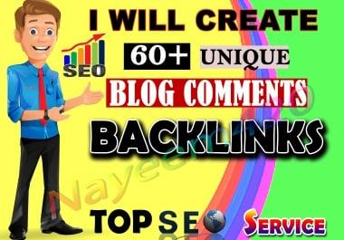 Do 60 blog comments backlinks