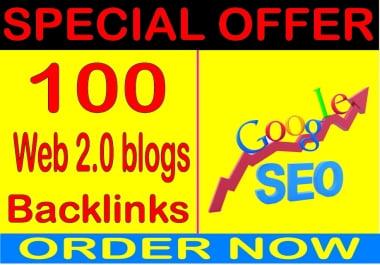 Mega SEO-I will do 100 Web.20 PR9 Safe SEO High Pr Backlinks