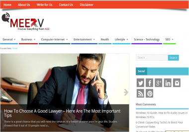 Publish Dofollow Guest Article on Meetrv. com DA-44