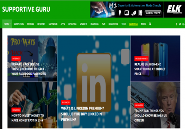 Publish A High Quality Article on Sguru. org DA-64