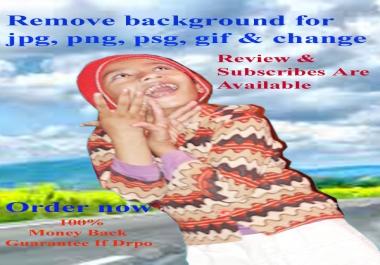 Edit,  remove background,  change scinery,  retouch your photos