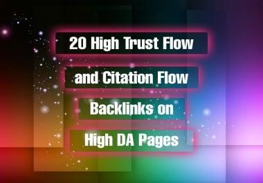 Provide 20 high Trust flow and citation flow Do-follow blog commenting on high DA