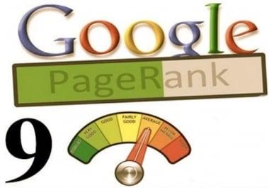 give you a link on my PR9 finance website homepage